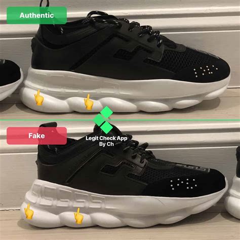 versace chain reaction sneakers real vs fake|versace chain reaction sale.